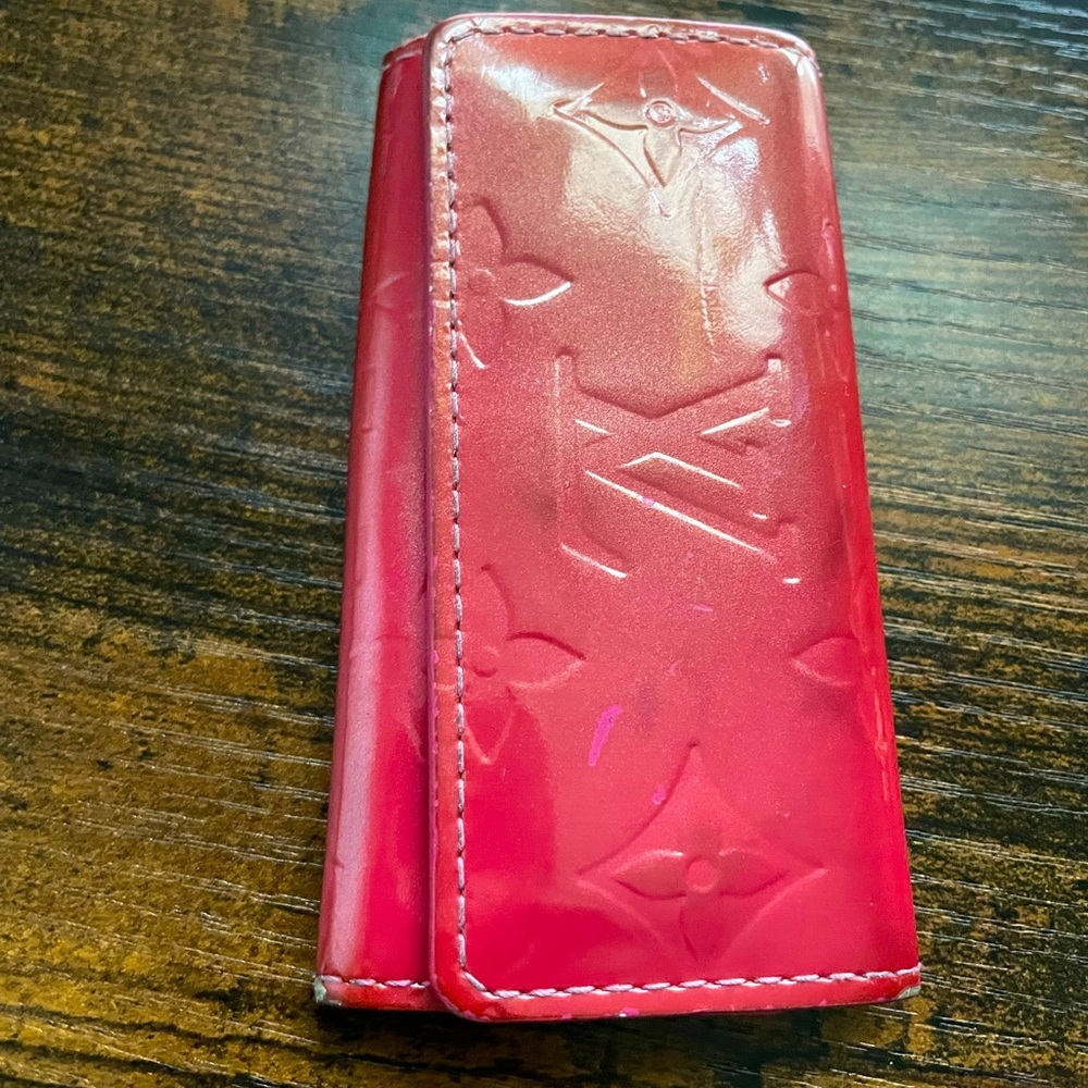 Vintage Louis Vuitton Pink Leather Key Holder